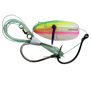 Krippled Anchovy Barbed Tandem, #224- Halloween Candy on U.V. Krippled Fishing Lures, USA Krippled Anchovy Barbed Tandem, #224- Halloween Candy on U.V. Krippled Fishing Lures, USA