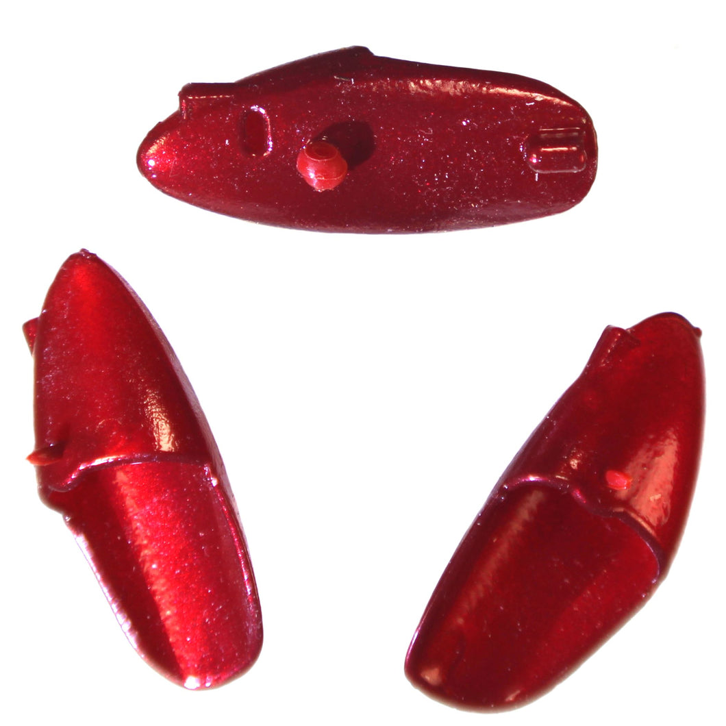 Krippled Anchovy Unrigged 3-pack, Blood Red